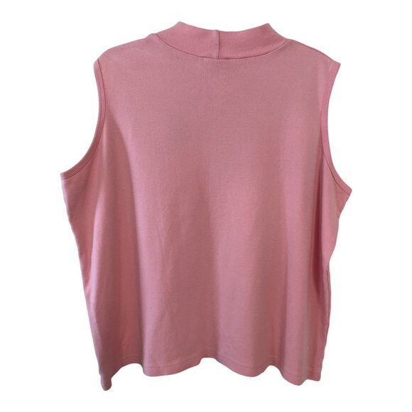 VTG Disney Store Winnie the Pooh Pink Sleeveless Mock Neck Shirt – Women’s XXL - Picture 6 of 6
